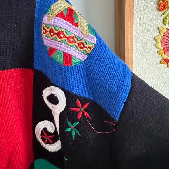 Vintage Christmas Sweater granny core - Picture 2 of 6